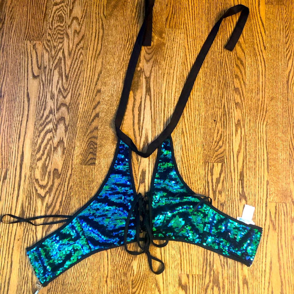 Sparkly rave bra never worn